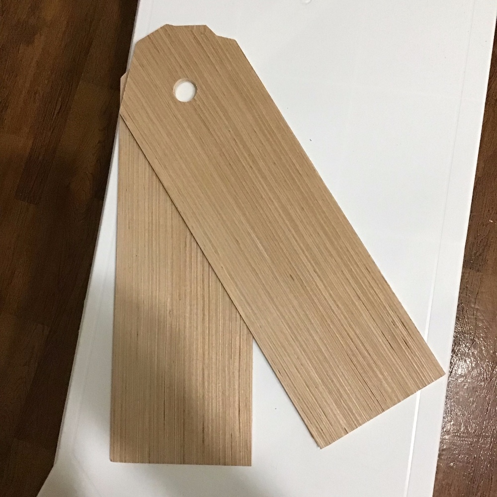 large wooden door tags